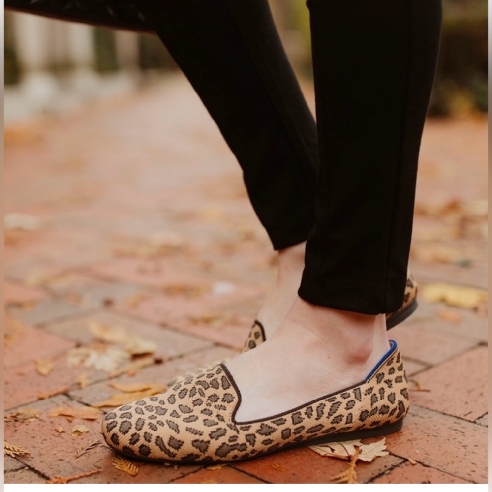 Rothy's The Loafer in Retired Cheetah Print Size 9.5